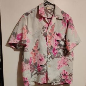🌺 Vintage 80s/90s Silk Hawaiian Shirt – Made in Hawaii – Men’s Medium 🌺